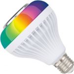 Лампа REV сд, музыкальная, мультиколор, E27, RGB, с Bluetooth, динамиком и пультом, ДУ в комплекте, 32599 4 (артикул 16122158) – фото 1