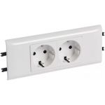 Розетка Legrand 2-м Mosaic DLP 65 2х2К+З для кабель-канала Leg 077432 124971 (артикул 15788672) – фото 1