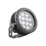 Светодиодный прожектор (D150xH200, IP65, 12W, 85-265V, зеленый) FERON LL-883 32235 (артикул 15761321) – фото 1