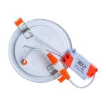 Встраиваемый светильник Ecola LED downlight Круглый даунлайт с драйвером 6W 220V 4200K 120x20 DRRV60ELC (артикул 16223635) – фото 1
