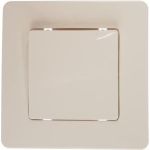 1-клавишный выключатель Schneider Electric BLANCA 10А, 250B, МОЛОЧНЫЙ BLNVS010102 (артикул 16314263) – фото 1