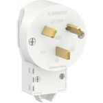 Силовая вилка Schneider Electric BLANCA, С/У, 2Р+N, 32А, 250В, БЕЛЫЙ BLNSV003231 (артикул 16313942) – фото 1
