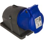 Кабельная розетка ABB 16А 2Р+E IР44 на поверхность 250В CEWE 2CMA193098R1000 (артикул 15978097) – фото 1