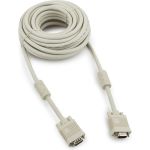Кабель VGA Premium Cablexpert, 15M/15M, 10м, двойная экранировка, ферритовые кольца, пакет CC-PPVGA-10M (артикул 16205292) – фото 1