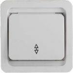Выключатель проходной одноклавишный СВЕТОЗАР CITY SV-54137-W (артикул 13658833) – фото 1