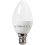Светодиодная лампа Eurolux LL-E-C37-5W-230-4K-E14 /свеча, 5Вт, нейтр., Е14/ 76/2/3 (артикул 16278753) – фото 1
