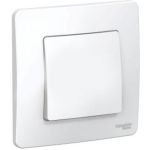 1-клавишный выключатель Schneider Electric BLANCA 6А, 250B, БЕЛЫЙ BLNVS006101 (артикул 16314273) – фото 1