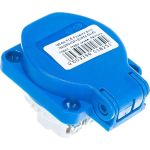 Встраиваемая розетка PCE 16А 220V 2P+E IP54 50x50 подключение сзади, синяя 105-0b (артикул 16040326) – фото 1