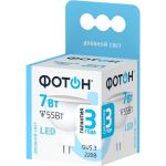 Светодиодная лампа ФОТОН LED MR16 7W GU5.3 4000K 23998 (артикул 16653489) – фото 1