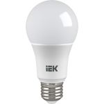 Лампа IEK LED, A60, 9вт, 230В, 4000К, E27 LLE-A60-9-230-40-E27 (артикул 16459861) – фото 1