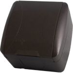 Розетка TDM 2П+3 открытой установки IP54 16А с крышкой шоколад Селигер SQ1818-0213 (артикул 16533958) – фото 1