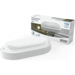 Светильник Gauss ЖКХ Elementary овал 15W 1200lm 6500K 160-260V IP65 200х98х46мм белый LED 1/40 161411315 (артикул 16761499) – фото 1