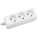 Бытовой удлинитель General Lighting Systems 3-местый, пластик 10А, длина 3м. GES-10-2x075-3-3m 470013 (артикул 16165092) – фото 1