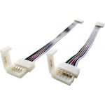 Комплект коннекторов APEYRON для RGBW светодиодной ленты 12,c AWG22+GRBW кабелем 09-74 (артикул 16154311) – фото 1
