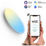 Светодиодный стационарный накладной светильник Gauss, Smart Home тип CCT+DIM 2060112 (артикул 16456147) – фото 1