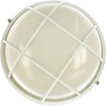 Влагозащищенный светильник Navigator 94 807 NBL-R2-100-E27/WH НПБ 1102 белый круг с решеткой 100Вт IP54 4607136948075 51027 (артикул 15525164) – фото 1