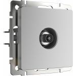 ТВ-розетка WERKEL WL06-TV оконечная серебряный a029836 (артикул 15777385) – фото 1