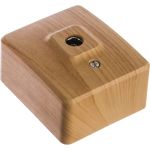 Розетка TV ЭРА 11-3201-11 одиночная, ОУ, IP20, Эксперт, сосна Б0020726 (артикул 15980753) – фото 1