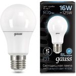 Лампа Gauss LED A60 16W E27 1470lm 4100K 102502216 (артикул 15869236) – фото 1
