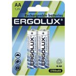 Аккумулятор Ergolux NHAA2700BL2,1.2В, AA-2700mAh, Ni-Mh, BL-2 12445 (артикул 16462474) – фото 1