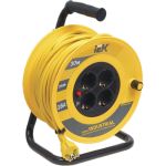 Катушка с термозащитой IEK ""Industrial"" УК30 4 места, 2Р+PЕ, 30м, 3х1,5 мм2 WKP15-16-04-30 (артикул 16303214) – фото 1