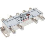 Делитель REXANT ТВ х 8 + 9шт. F BOX 5-1000 МГц Silver 05-6105 (артикул 16198142) – фото 1