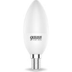 Светодиодная лампа Gauss, Smart Home DIM+CCT E14 C37 5 Вт 1110112 (артикул 16233553) – фото 1