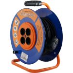 Силовой удлинитель на катушке GLANZEN 4 гнезда КГ 3х2,5 EB-30-011 00-00005303 (артикул 15855383) – фото 1