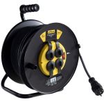 Силовой удлинитель на катушке Inforce 4 гнезда, с/з КГт 3х2,5 16A 50м IP44 09-15-04 (артикул 16232619) – фото 1