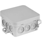 Монтажная коробка Bylectrica КМ-292 ОП серая IP54 размер 90х87х43, КМ-292 (артикул 17396616) – фото 1