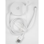 Беспроводная зарядка USAMS US-CC096 с кабелем USB - Lightning, 2A, белый CC96WH02 УТ000019964 (артикул 17280126) – фото 1