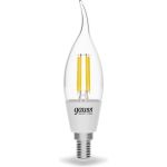 Умная Wi-fi филаментная лампочка Gauss, Smart Light DIM E14 CF35 4,5 Вт 2700-6500K, диммируемая, управление голосом/смартфоном 1260112 (артикул 16404270) – фото 1