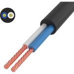 Провод ПВС REXANT 2x1,5 кв.мм черный 10 м ГОСТ 01-8033-10 (артикул 16499819) – фото 1