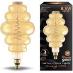 Лампа Gauss LED Filament Honeycomb E27 8.5W Amber 660lm 2000K 1/2 161802105 (артикул 16313713) – фото 1