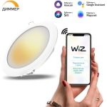 Умный Wi-fi встраиваемый светильник Gauss, Smart Light DIM 16 Вт 2700-6500K, диммируемый, управление голосом/смартфоном 2020122 (артикул 16407580) – фото 1