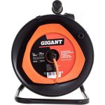 Удлинитель на пластиковой катушке Gigant ПВС 2х0,75 6A 20м IP44 PE-032 (артикул 16232609) – фото 1
