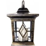 Садовый светильник Uniel USL-S-180/PT220, на солнечной батарее, Bronze lantern, 10227 (артикул 16041643) – фото 1