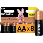 Элемент питания Duracell LR6-8BL BASIC 8шт C0037387 (артикул 15639964) – фото 1