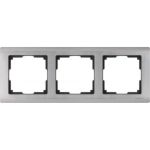 Рамка WERKEL WL02-Frame-03 на 3 поста глянцевый никель a028861 (артикул 15777458) – фото 1