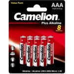 Батарейка Camelion, 1.5В LR03 Plus Alkaline BL-8 LR03-BP8 14134 (артикул 16462464) – фото 1