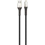 Кабель USB-8-pin Exployd для зарядки телефона 2A 1M черный EX-K-1026 (артикул 17579615) – фото 1