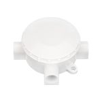 Распаячная трехрожковая коробка REXANT открытой установки 70x35 IP20 28-3065 (артикул 21036448) – фото 1