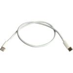 Кабель для зарядки Nord-Yada Android TYPE C-TYPE C 3A 100W 0,5м белый (TPE) 908966 (артикул 20823849) – фото 1