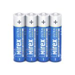 Батарея Mirex, щелочная LR03 / AAA 1,5V 4 шт shrink 23702-LR03-S4 (артикул 17274408) – фото 1