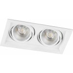 Карданный светодиодный светильник FERON 2x20W 3600 Lm, 4000К, 35 градусов, белый, AL202 29777 (артикул 15746773) – фото 1
