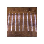 Светодиодная гирлянда NEON-NIGHT Тающие сосульки 8х50см, 300 LED, цвет свечения: белый 256-415 (артикул 15995719) – фото 1