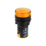 Лампа ЭРА AD22DS(LED)матрица d22мм, желтый, 230В, 10/1000/12000 Б0045617 (артикул 16452747) – фото 1