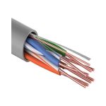 Кабель REXANT UTP 4PR 24AWG, CU , CAT5e, 100 МГц, PVC, серый, бухта 100 м 01-0043-100 (артикул 16197329) – фото 1