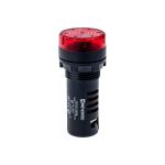 Звонок MEYERTEC с подсветкой, 80дБ, красный 24V AC/ DC MT22-SM24 арт. 00000079282 (артикул 22641867) – фото 1