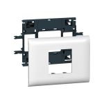 Суппорт Legrand Mosaic - для кабель-каналов DLP с шириной крышки 85 мм - 2 модуля 010992 (артикул 20311126) – фото 1